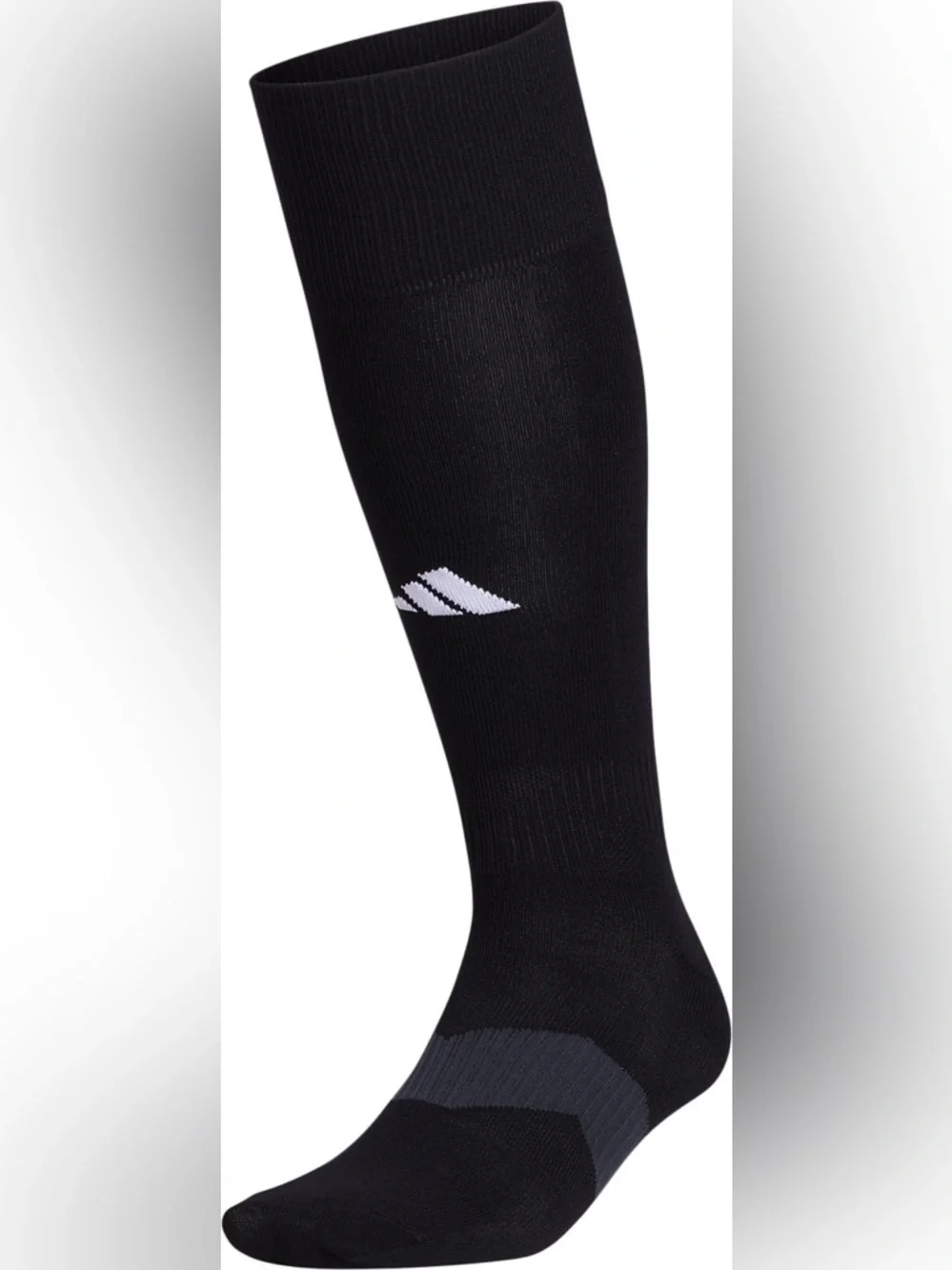 Adidas Black Performance Crew Socks with White Logo - Men's